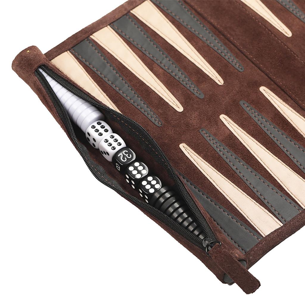 Нарды для путешествий Сворачиваемые нарды для путешествий и на спине Нарды Высококачественный чехол для игры в нарды для путешествий Игра в нарды для путешествий Кожаные нарды для путешествий