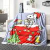 Snoopy'S Christmas Blanket Soft Throw Blanket For Home Bedroom Bed Sofa Travel Office Solid Christmas Blanket