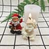 Father Christmas Silicone Candle Moulds Handmade Crafts DIY Candle Shape Aromatherapy Soap Mould Cake Decoration