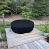 Outdoor Insulated Hot Tub Cover with Drawstring Anti-UV Coating Waterproof Universal Fit Outdoor Furniture Water Tank Cover Protector