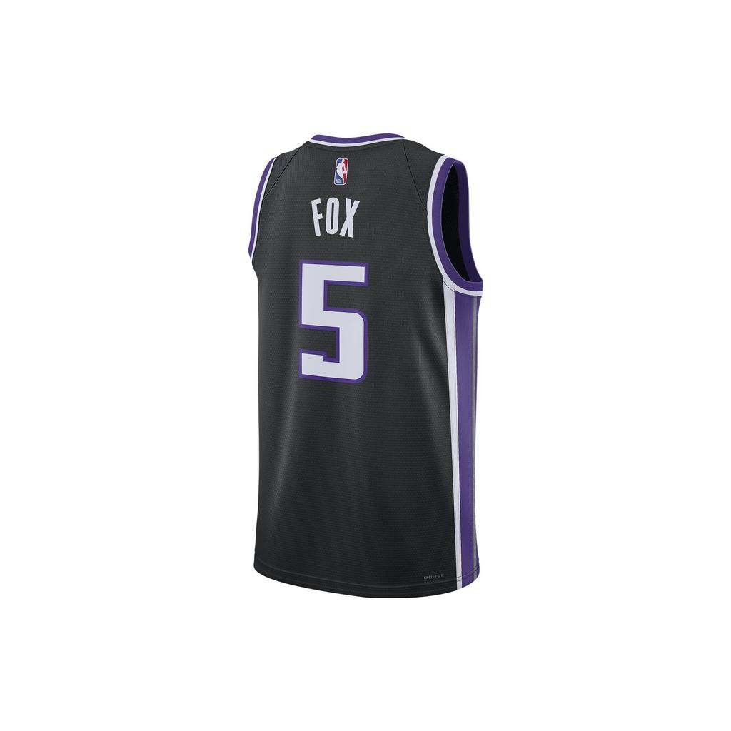 Nike NBA City Edition Sacramento Kings Fox No. 5 Digital Jersey 2021-2022 Unisex Jersey Black DX8621-010