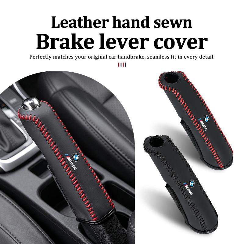 AAAPS1 Car Handbrake Cover Hand Sewn Protective Gear Shift Lever Sleeve For BMW M3 M5 X3 E93 F10 F20 F30 F40 F15 F25 F26 F31 F49 F86