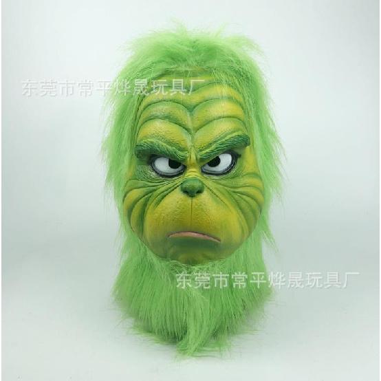 Halloween new arrival: beautiful old lady latex mask and headgear Old woman, bald man, mask