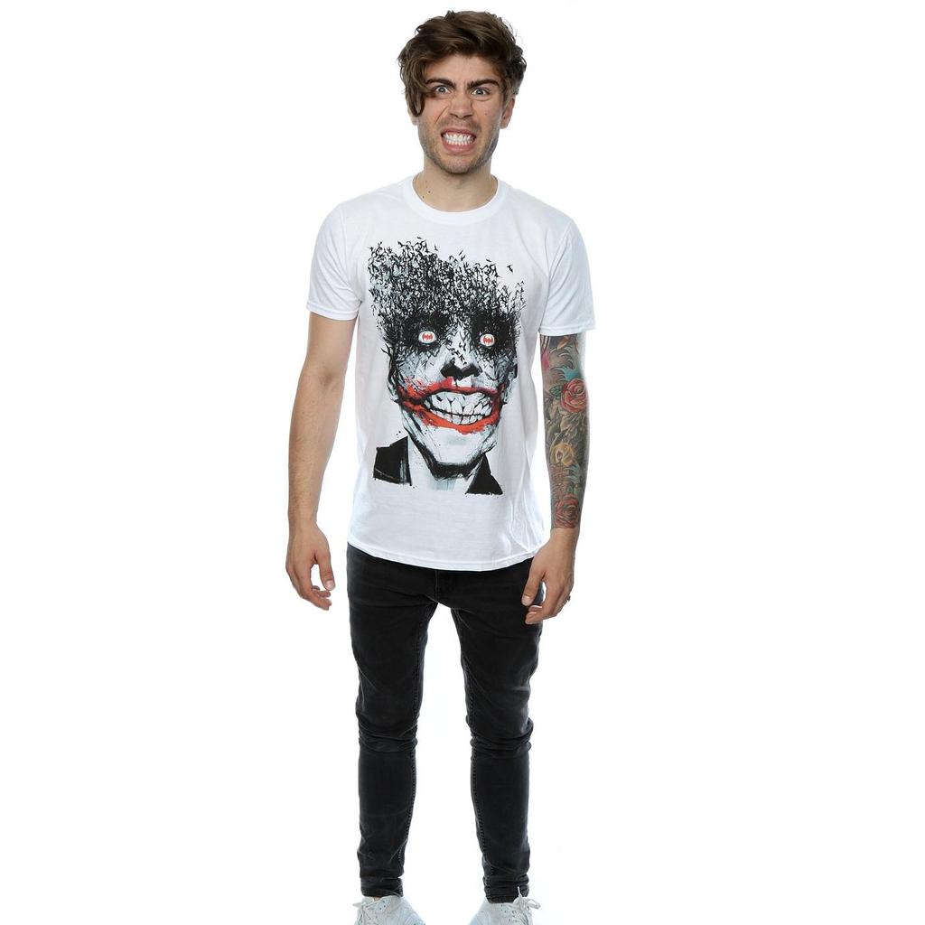 DC Comics Mens Batman The Joker Bats T-Shirt