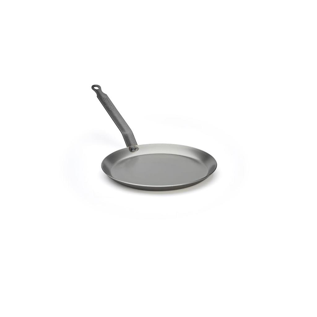 DE BUYER Iron Crepe Pan with Handle, 22cm, 5120-22