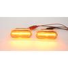 2PCS Scroll Blinker Lamp Dynamic Flashing LED Turn Signal Side Marker Light For Ford C-Max Fiesta MK6 Focus MK2 Fusion GalaxyTurn Signal 2