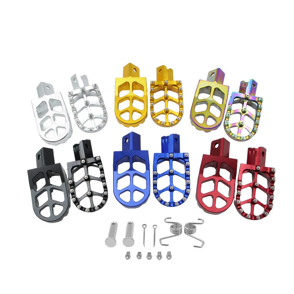 Мотоциклетные CNC Подножки Универсальные Для HONDA CRF XR 50 70 110 M2R SDG DHZ SSR KAYO Питбайк Цветные Подножки Модификация Мотоцикла
