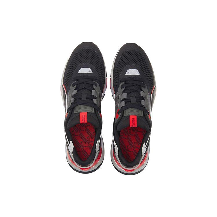 Puma Mirage Sport Tech Black High Risk Red Unisex Sneakers Quarry 383107-03