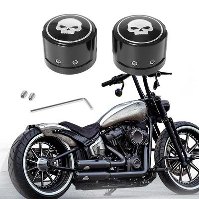 Модифицированная крышка передней оси Harley Skull для XL883/1200 X48 Dyna Fat Boy Road King Big Glide