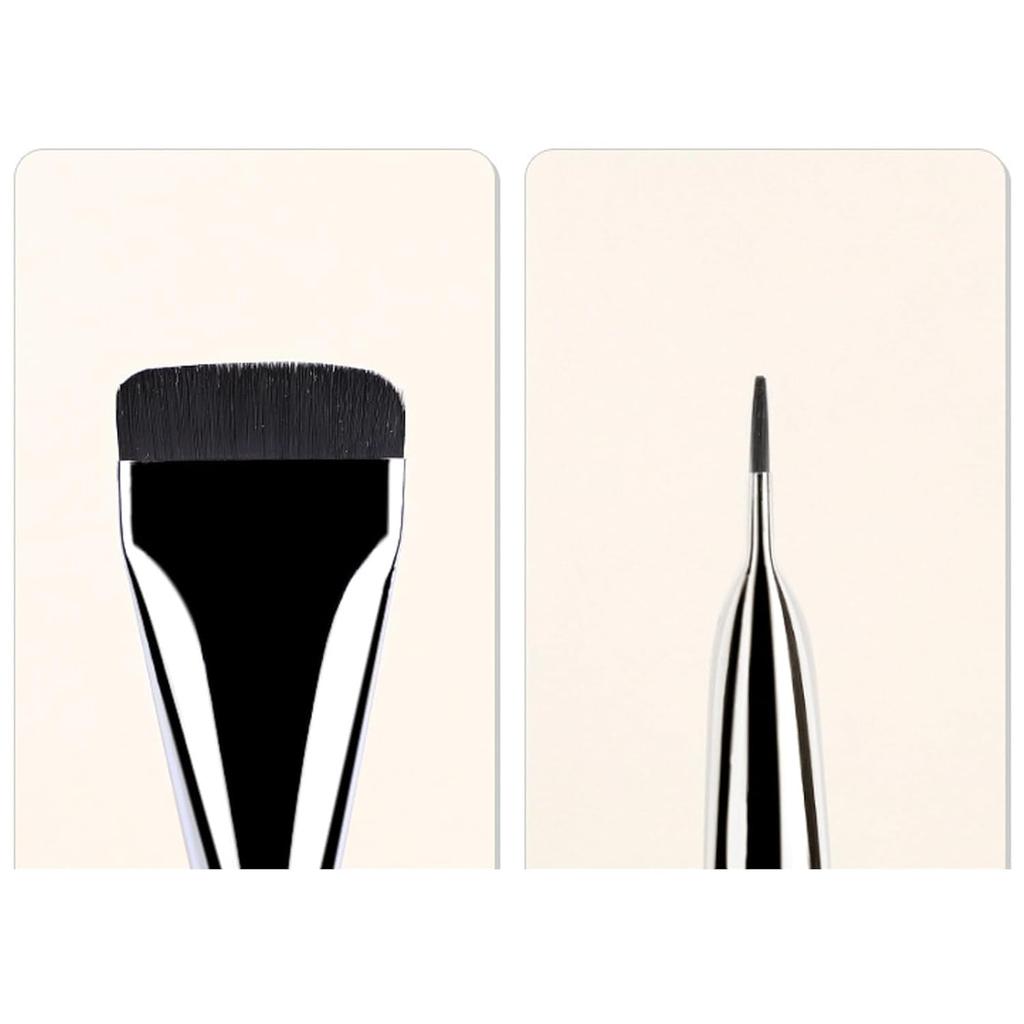 2 шт. Плоская кисть для тональной основы для жидкого макияжа, Ультратонкая плоская кисть для тональной основы, Мягкая плотная плоская кисть для макияжа, Кисти для красоты для макияжа лица
