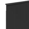 Headboard in Black Oak Look Made of Wood Based Material
