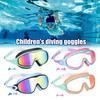 Kids Swim Goggles with Nose Clip And Earplug Anti-Fog UV Protection Pool Glasses Anti Shattered Lens for Boys Girls