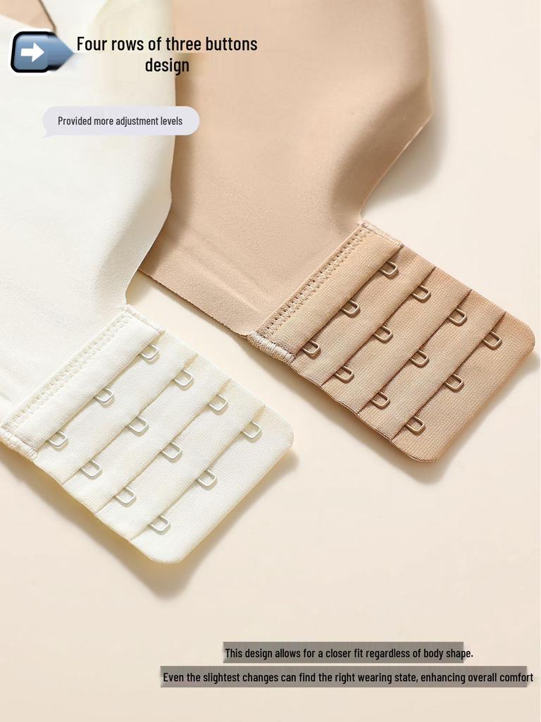 New Year Red Seamless Soft Lift Bra for Small Bust, Plus Size Support, Women's Gathered Fit