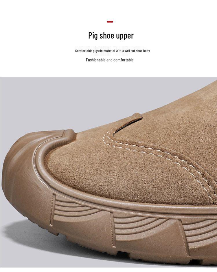 Northeast Men's Winter Fur-Lined Snow Boots: Non-Slip, Thick Cotton, Stylish Sports Footwear