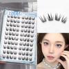 80 шт. Ультратонкие ленточные ресницы без клея в стиле аниме, французские индивидуальные ресницы для женщин