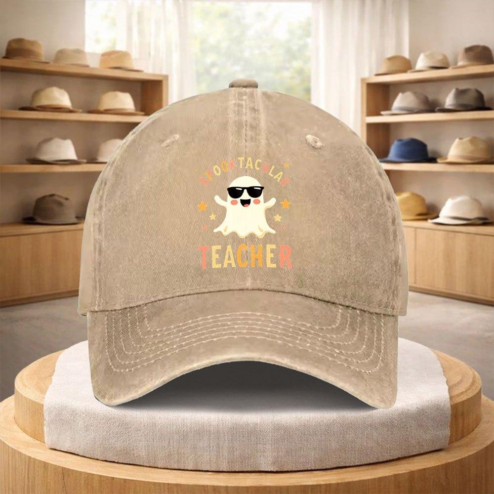 Teacher English Graphic Adjustable Baseball Cap Vintage Lightweight Unisex Streetwear Hat for Hiking Holiday Gifts