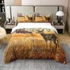 Forest Deer Duvet Set 3D Animal Digital Printing Bedding Set Bedroom Room Decoration