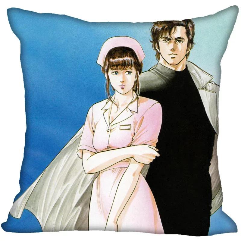 Animation City Hunter Pillow Case For Home Decorative Pillows Cover Invisible Zippered Throw PillowCases 45X45cm