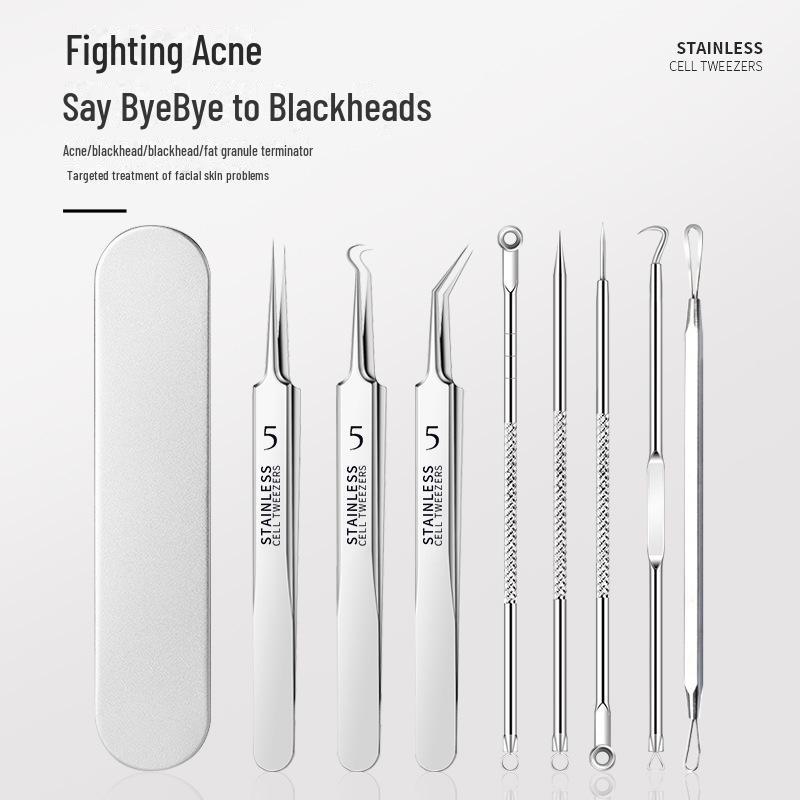 Набор ультратонких игл для лечения акне: Набор пинцетов и инструментов для удаления черных точек