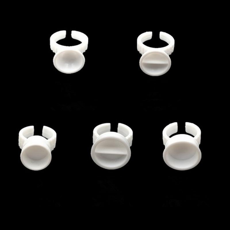 100-Pack Eyelash and Pigment Ring Cups for Grafting and Microblading