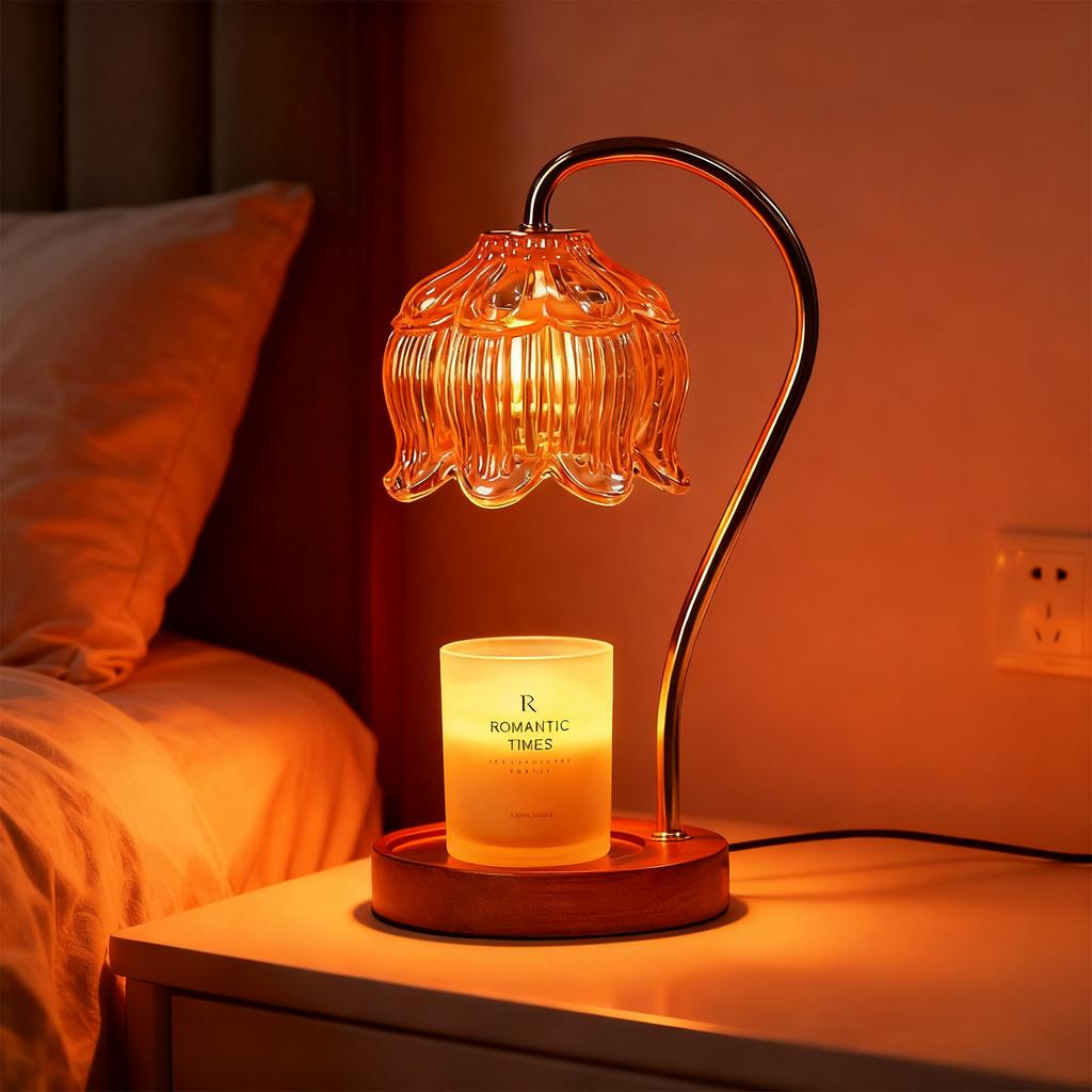 Романтическая ароматерапевтическая лампа для плавления воска, лампа для плавления свечей, лампа для плавления воска для спальни, таймер, диммирование, ароматерапевтическая лампа, аромат, подарок на день рождения