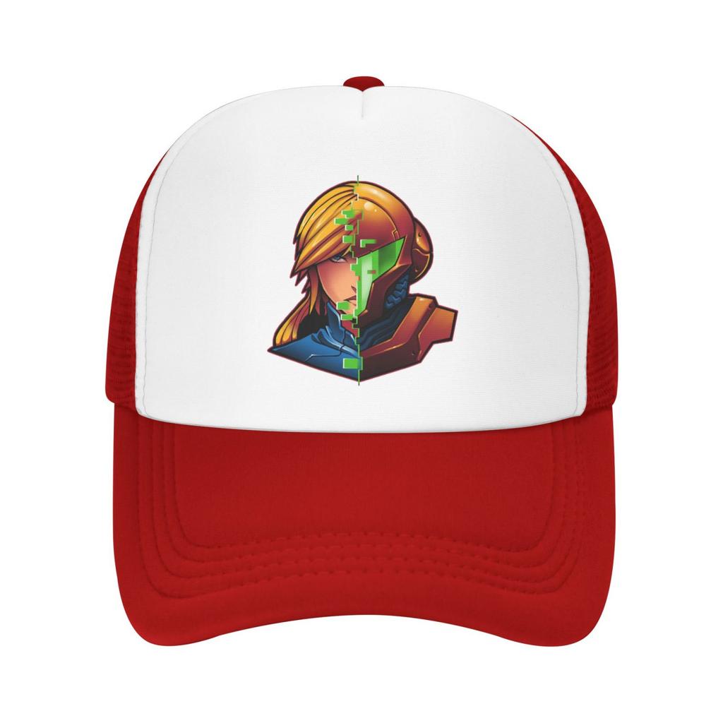 Модные крутые бейсболки, шляпы дальнобойщика, ковбойская фуражка Supre Metroid с логотипом Samus, солнцезащитные козырьки для экшн-игры для любителей игр