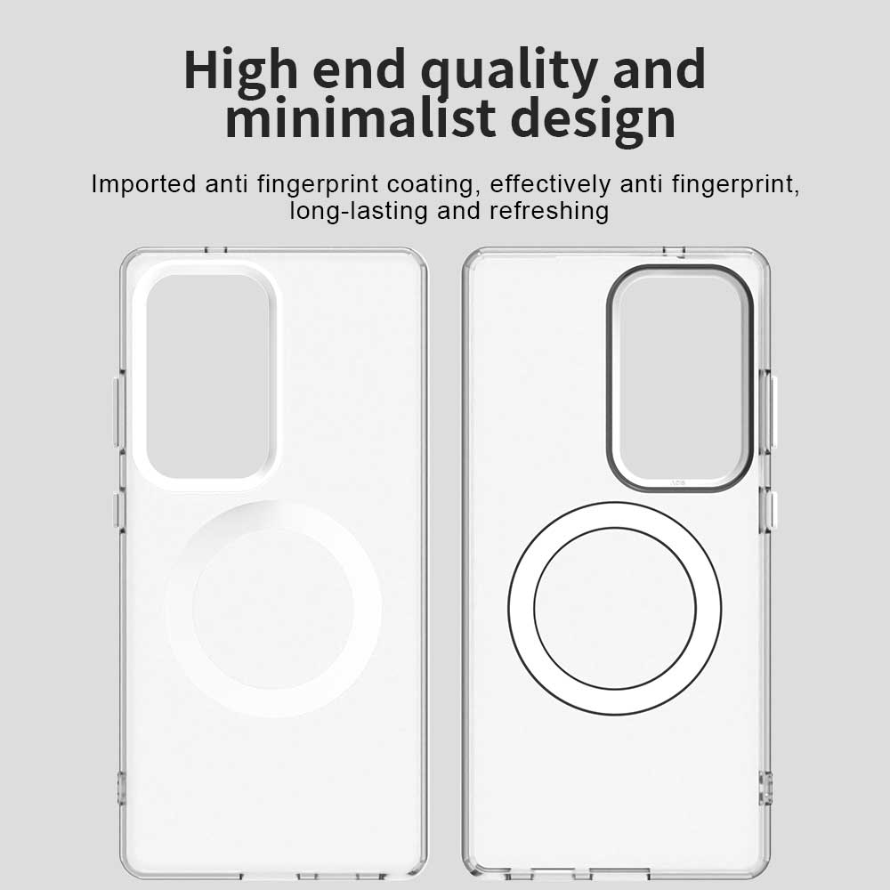 For Samsung Galaxy S23 Ultra Case Magnetic Case Skin Touch Matte Anti Drop TPU+PC Phone Back Cover