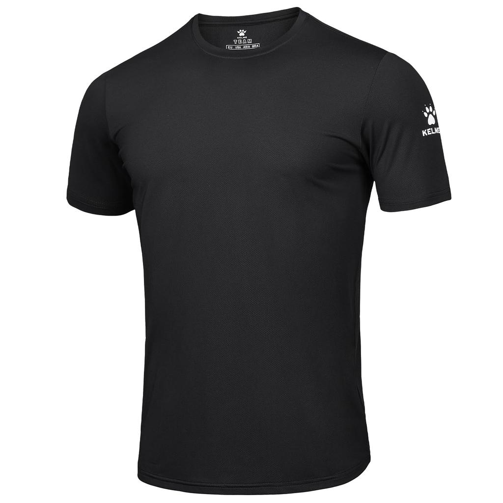 Kelme Short Sleeve T-Shirt for Men and Women, Quick-Drying, Round Neck, Ice Silk, Running Top, for Sports, Summer, and Fitness