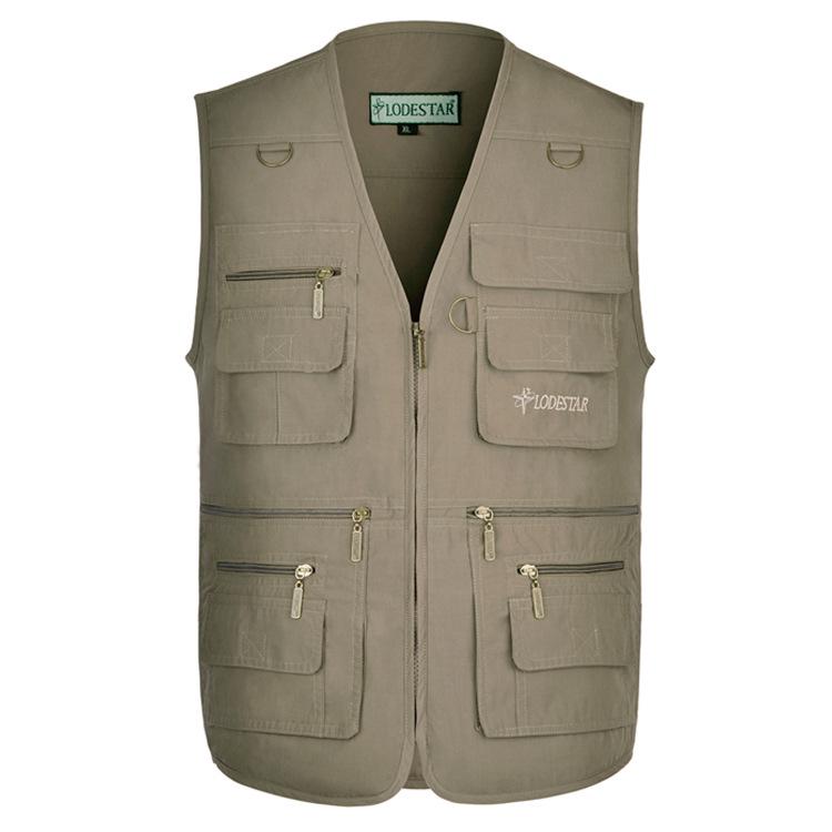 Men's Vest Fashion Spring and Autumn Casual Outdoor Vest