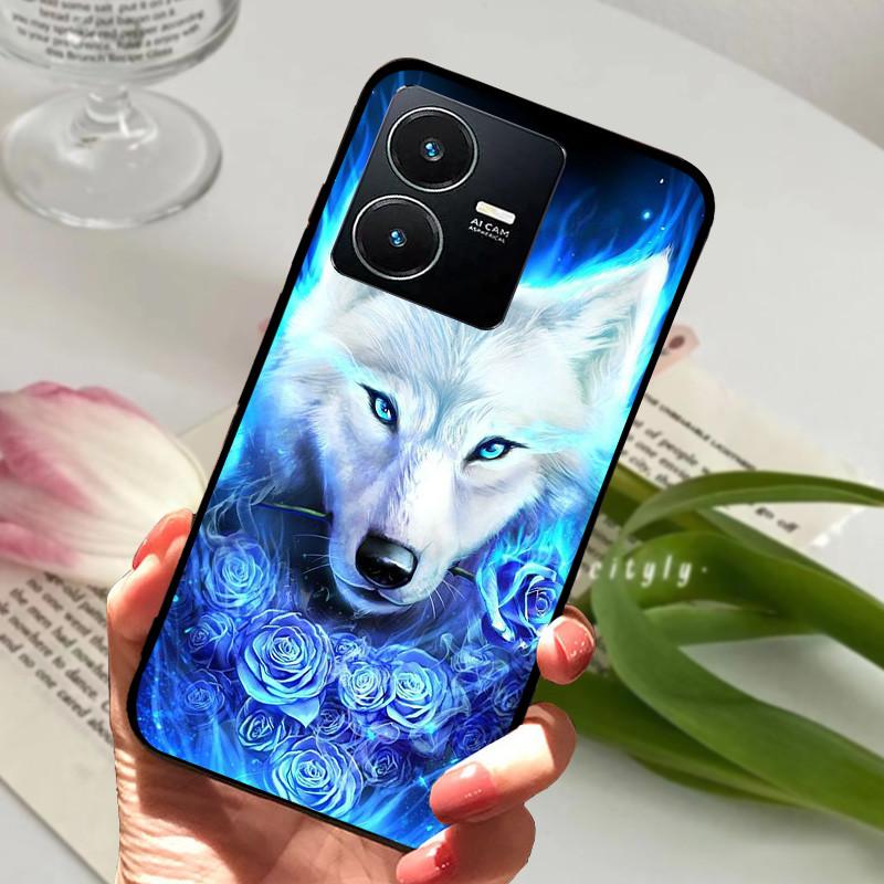 Для Vivo Y22S 2022 Чехол Ударопрочный Мягкий ТПУ Силиконовый Чехол для Телефона Для Vivo Y22 Y 22 V2207 Y22S V2206 Funda Capa Мультяшный Vivoy22