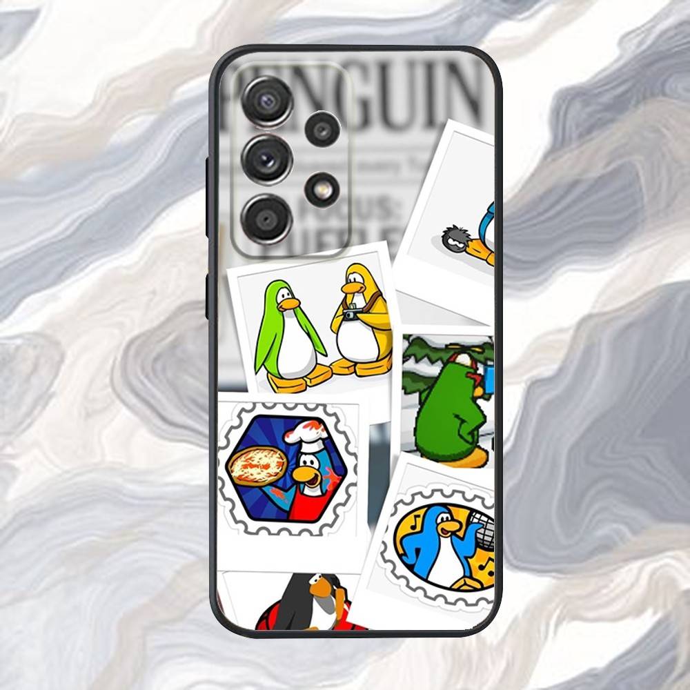Чехол для телефона C-Clubs Game P-Penguin-ns для Samsung S25, S24, S21, S22, S23, S30, Ultra, S20, Plus, Fe, Lite, Note, 10, 9, 5G Черный