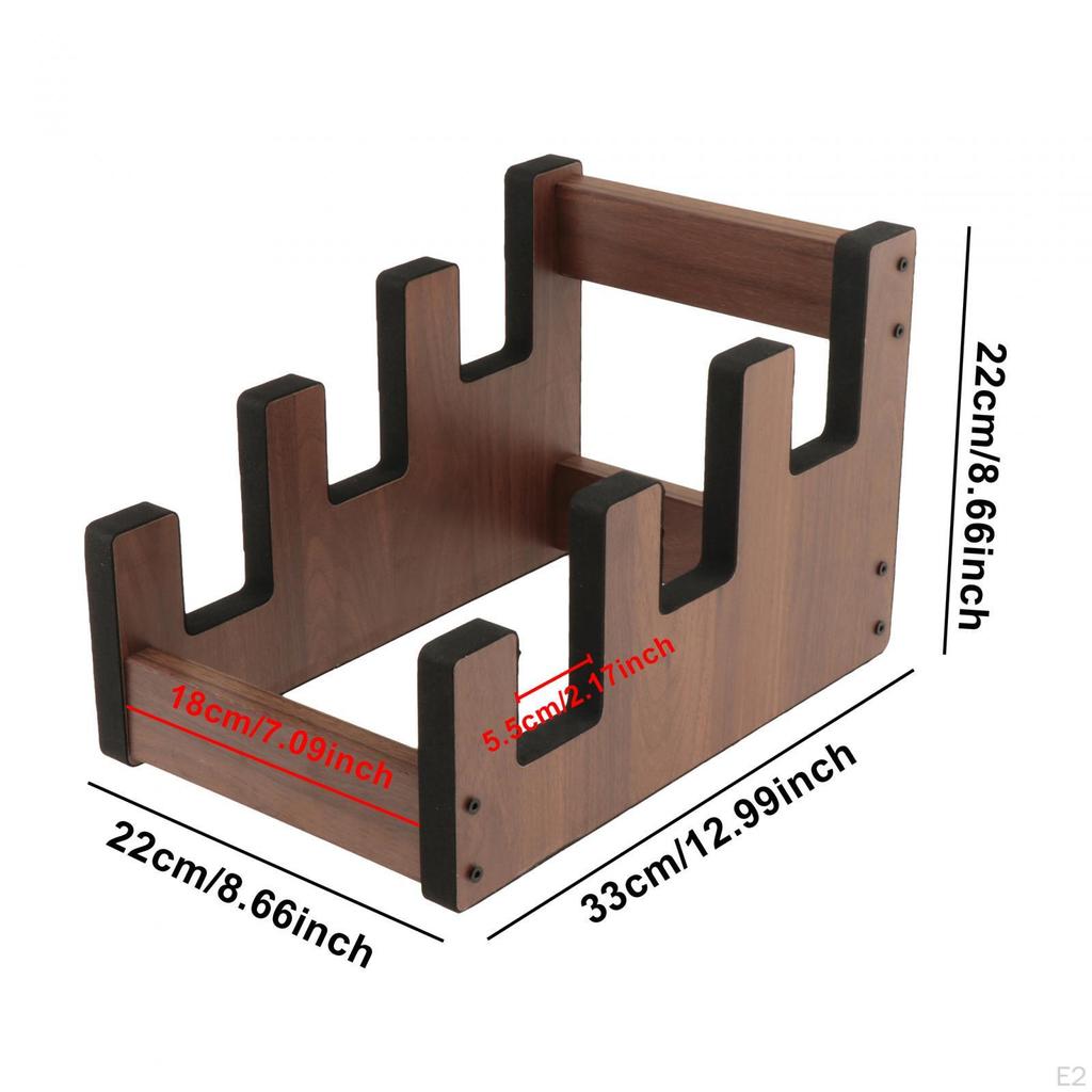 Стойка для электрогитар, стойка для 3 гитар для дома, студии, сцены, деревянная