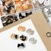 30pcs 12mm Kitty Buttons Creative Ginger Cat Buttons Tuxedo Cat Calico Cat Buttons  Cardigan Sweater