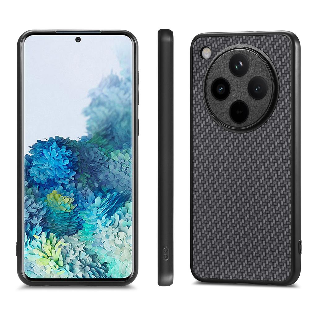 For Oppo Find X8 Pro 5G Case Carbon Fiber Texture PU+PC+TPU Phone Cover