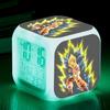 Аниме Dragon Ball Цифровые часы Сон Гоку Гохан Веджета Маджин Буу Броли Бульма Тракс Будильник Фигурка Детские Светящиеся Игрушки Кукла