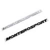 Наклейка с логотипом MONTERO SPORT на капот, эмблема, наклейки на автомобиль для Mitsubishi Montero, 3D логотип, передняя головная часть, задний багажник, наклейки для рестайлинга, аксессуары
