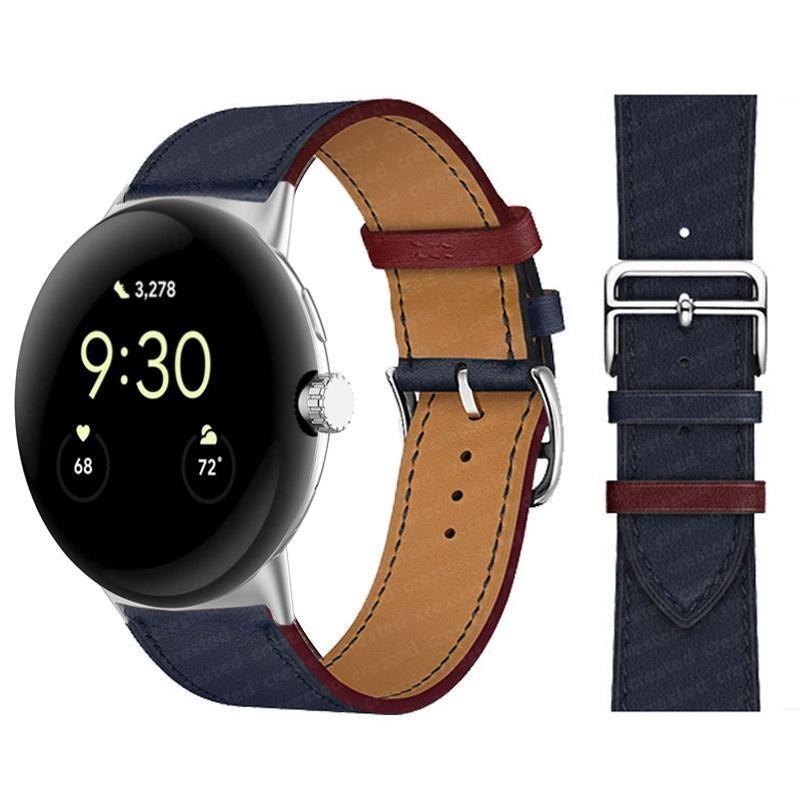 Кожаный ремешок для Google Pixel Watch Pixel Watch 2 Сменный ремешок для умных часов Браслет на запястье Браслеты Аксессуары для Pixel Watch