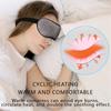 Steam Eye Mask, Electric Heatinghot Compress Intelligent Timed Heating Sleep Shading 3D Eye Mask
