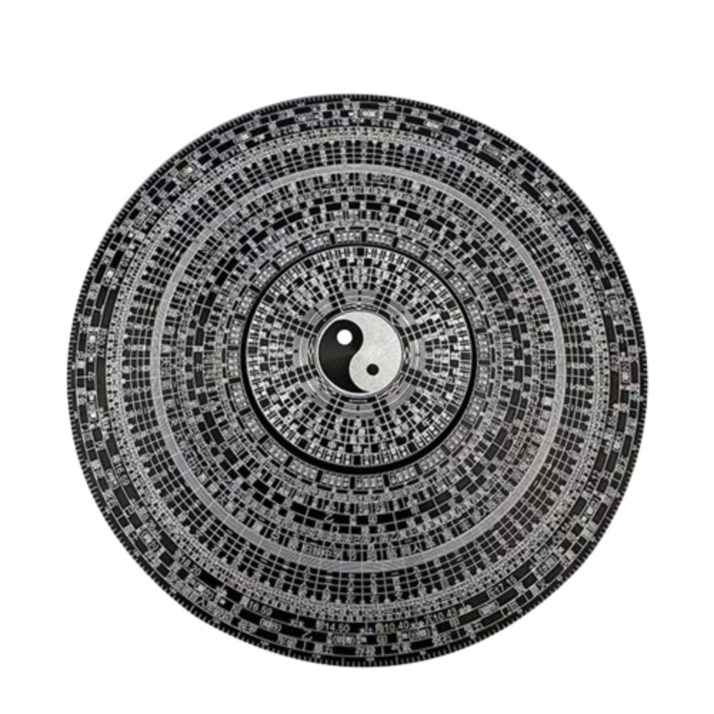 Handheld Tai Chi Fingertip Gyro Bagua Pattern Relax Toy Unique Finger Spinner Office