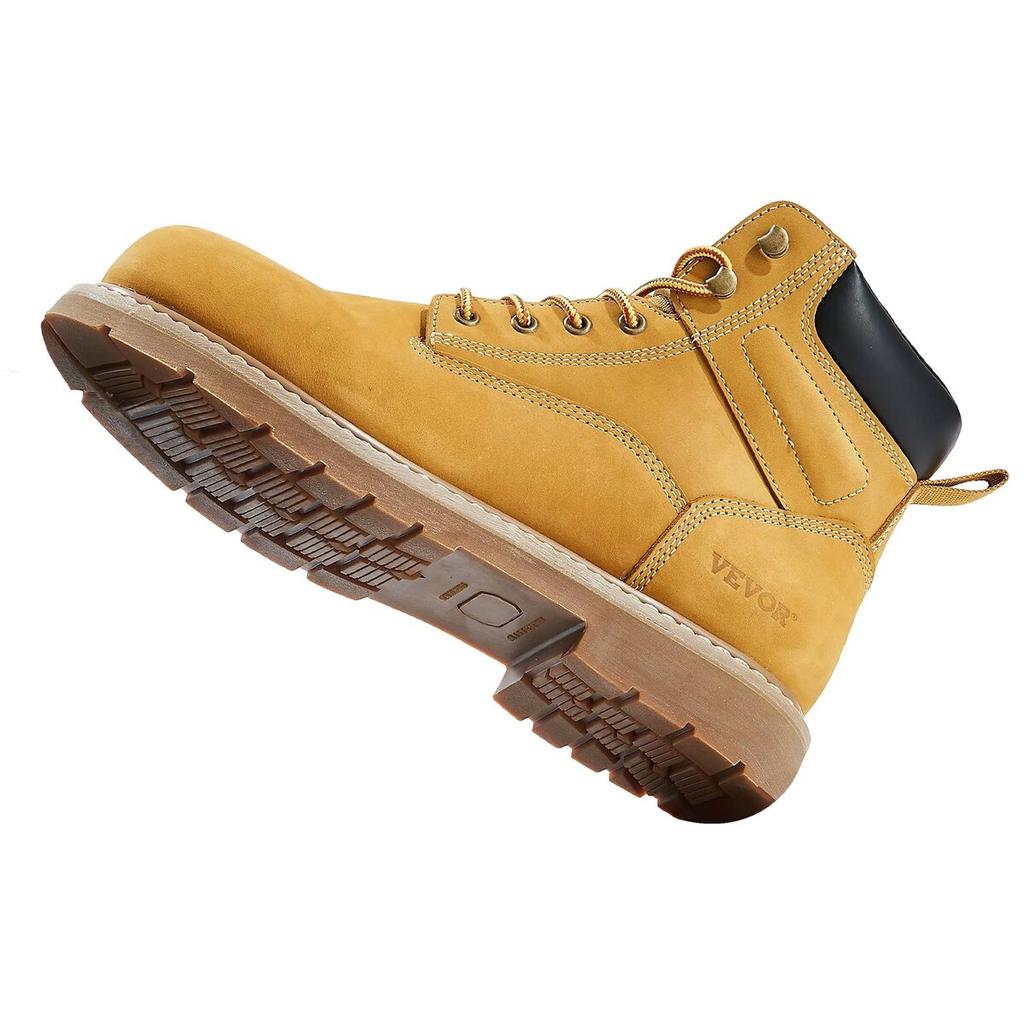 Steel Toe Work Boots UK Size 10.5 Waterproof for Men Slip-Resistant