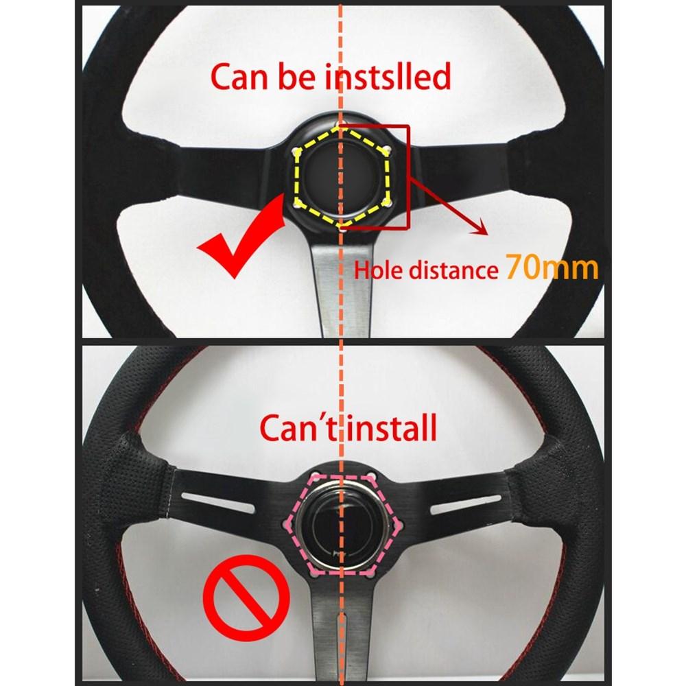 13/14-дюймовая переходная пластина для рулевого колеса, адаптер ступицы для Logitech G25 G27 G29 G920, 70 мм, PCD, алюминий, гоночный автомобиль, модификация игры