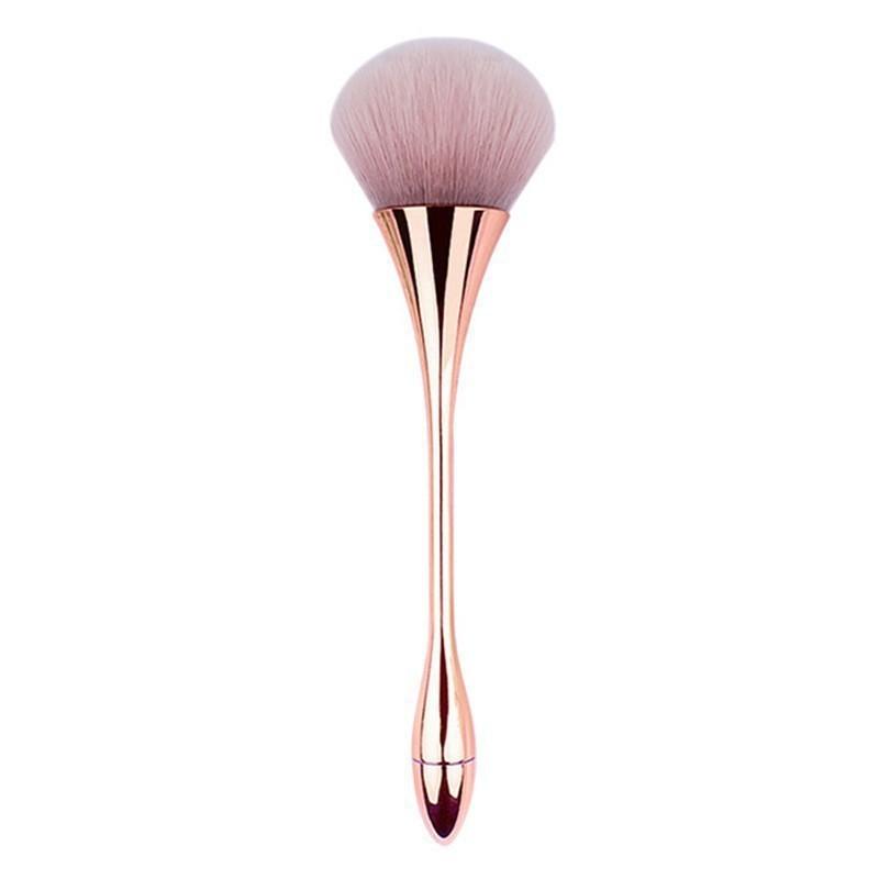 New Nail Dust Brush Soft Bristle Large Head Brush Quality Brush Cleaning Magic Mirror Powder Nail Tool Set