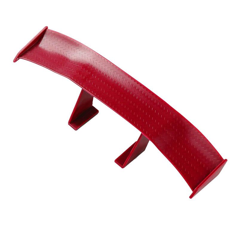 Car Mini Spoiler Tail Wing Carbon Fiber Look Tail Wings Model Decoration Emblem For Mitsubishi ASX Lancer 10 Pajero Outlander