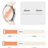 Силиконовый ремешок с магнитной петлей 18 мм 20 мм 22 мм для Samsung Galaxy Watch 6 5 Pro 4 Active 2 40 мм 44 мм S3 Amazfit Bip HUAWEI Watch GT 4 46 мм браслет Honor