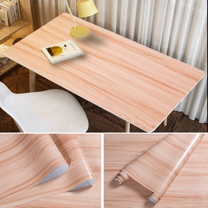 33 Choices Wood Grain Home Decor Films PVC Wood Pattern Waterproof Stickers Self-adhesive Doors Cabinet Modern Furnitures Wall Decoration