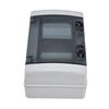 IP66 Proof Distribution Box 4 Way DIN Rail Transparent Cover Junction Protection Case