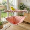Warm Parrot Cage Hammock Soft Hanging Squirrel Bed Portable Sugar Glider Nest  For Sugar Glider