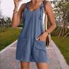 Женские летние повседневные модные шорты на подтяжках цельные комбинезоны женские