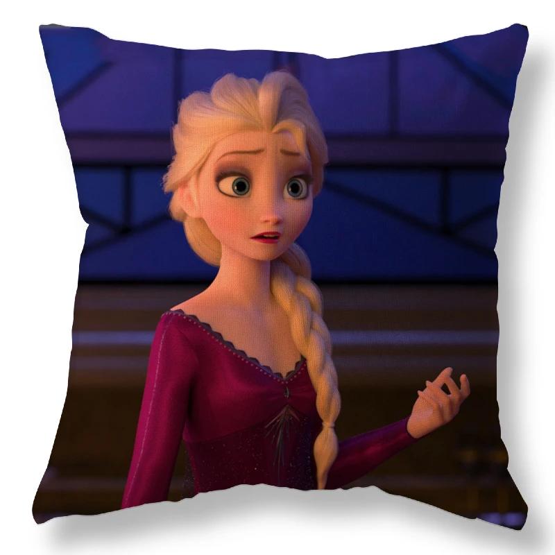 Disney Холодное Сердце Эльза Наволочка Чехол на Подушку Детская Малышка Пара Наволочка Декоративные Подушки Чехол 40x40 45x45см