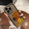 Чехол для iPhone 16 15 11 13 14 12 Pro Max Plus Mini 16Pro с картиной Ван Гога «Звездная ночь» Чехол для телефона Подсолнухи Цветущий миндаль